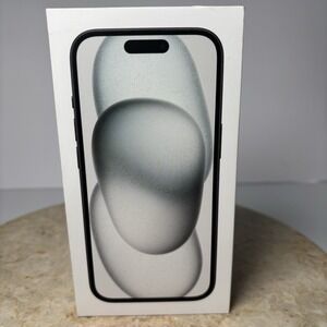 Apple iPhone 15 Black 128GB‎ - Empty Box ONLY Sticker